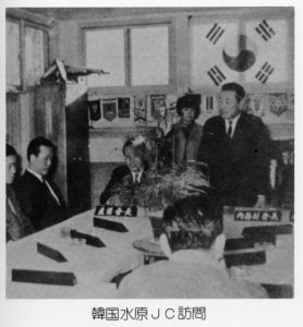 1966年　韓国水原JC訪問