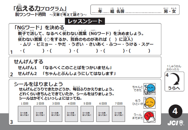 伝えるちからプログラム